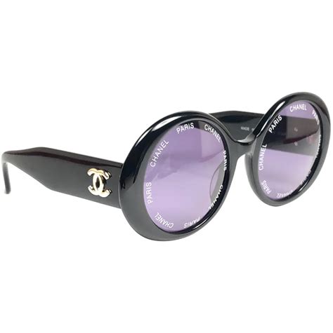 vintage chanel round sunglasses|CHANEL Vintage Sunglasses for sale .